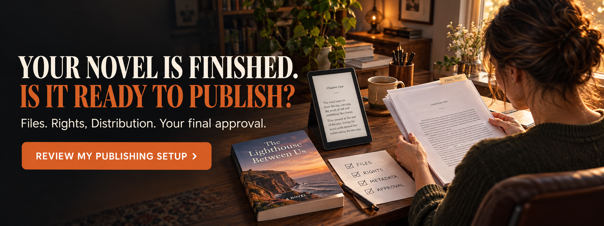 Your novel is finished, is it ready to publish? Files, rights, distribution and your final approval before submission
