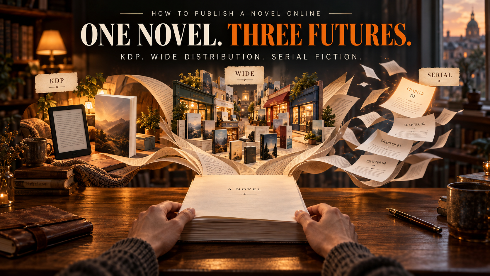 How to Publish a Novel Online: KDP, Wide Distribution or Serial Fiction?