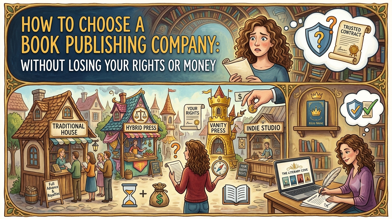 How to Choose a Book Publishing Company Without Losing Your Rights or Money