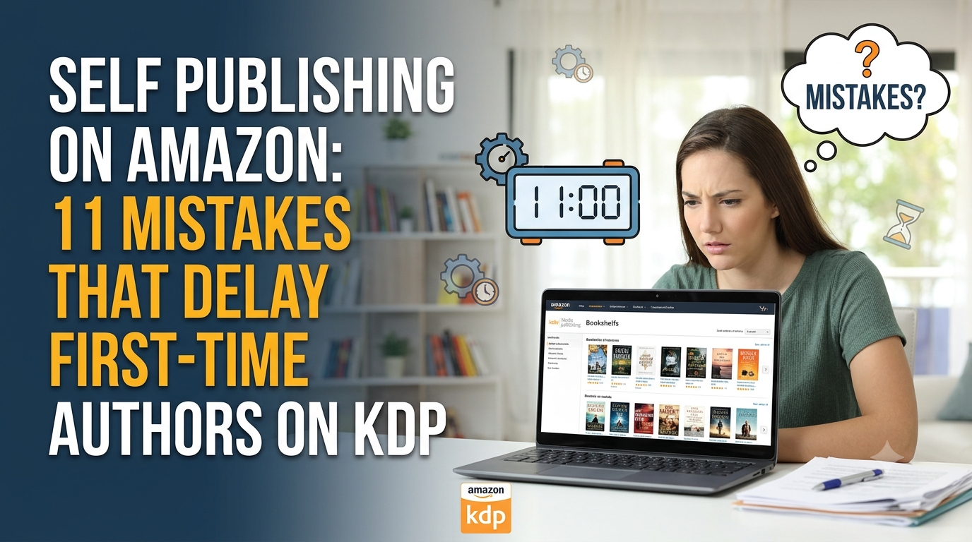 Self Publishing on Amazon: 11 Mistakes That Delay First-Time Authors on KDP