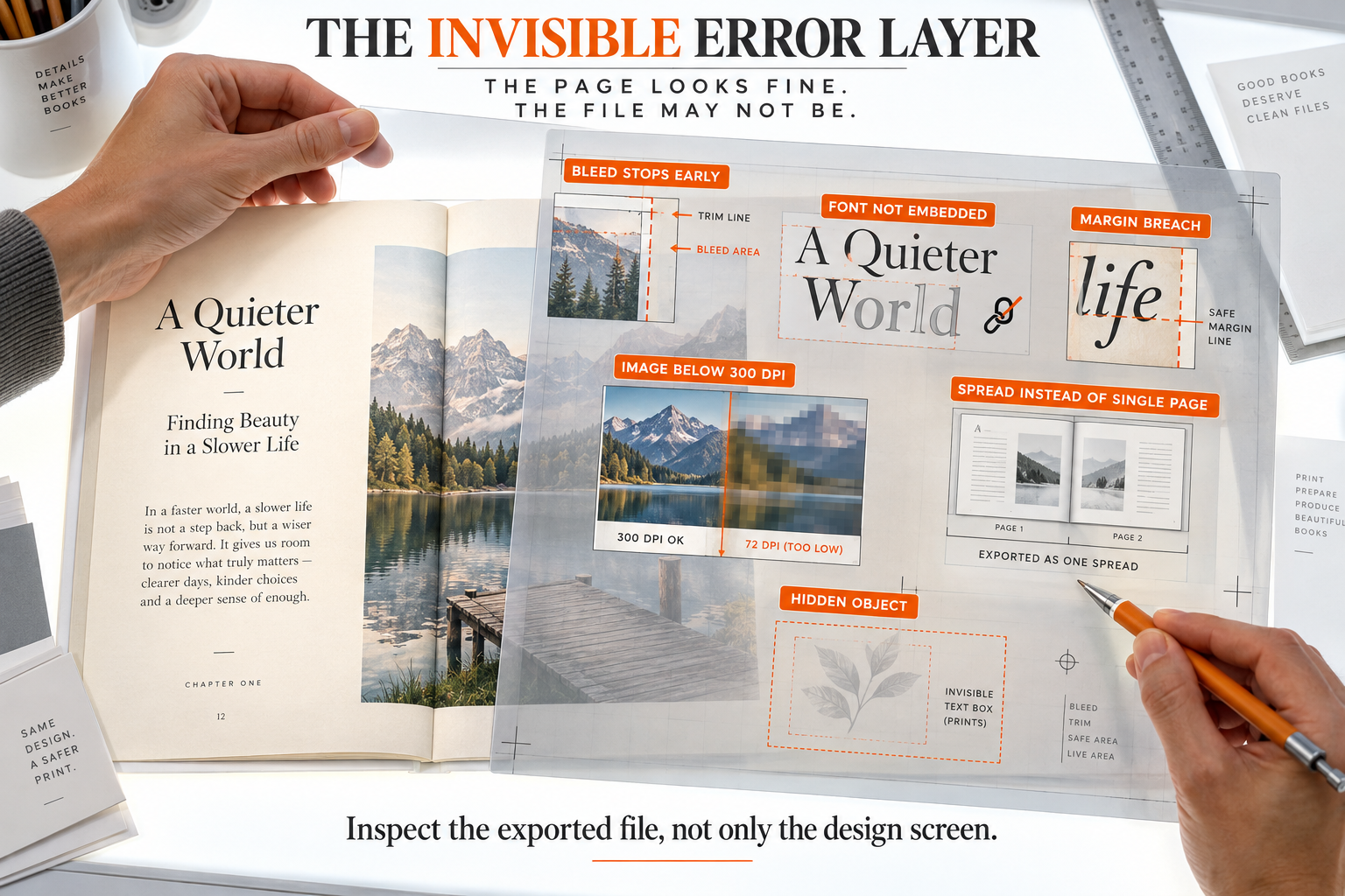 The invisible error layer: the page looks fine, the file may not be