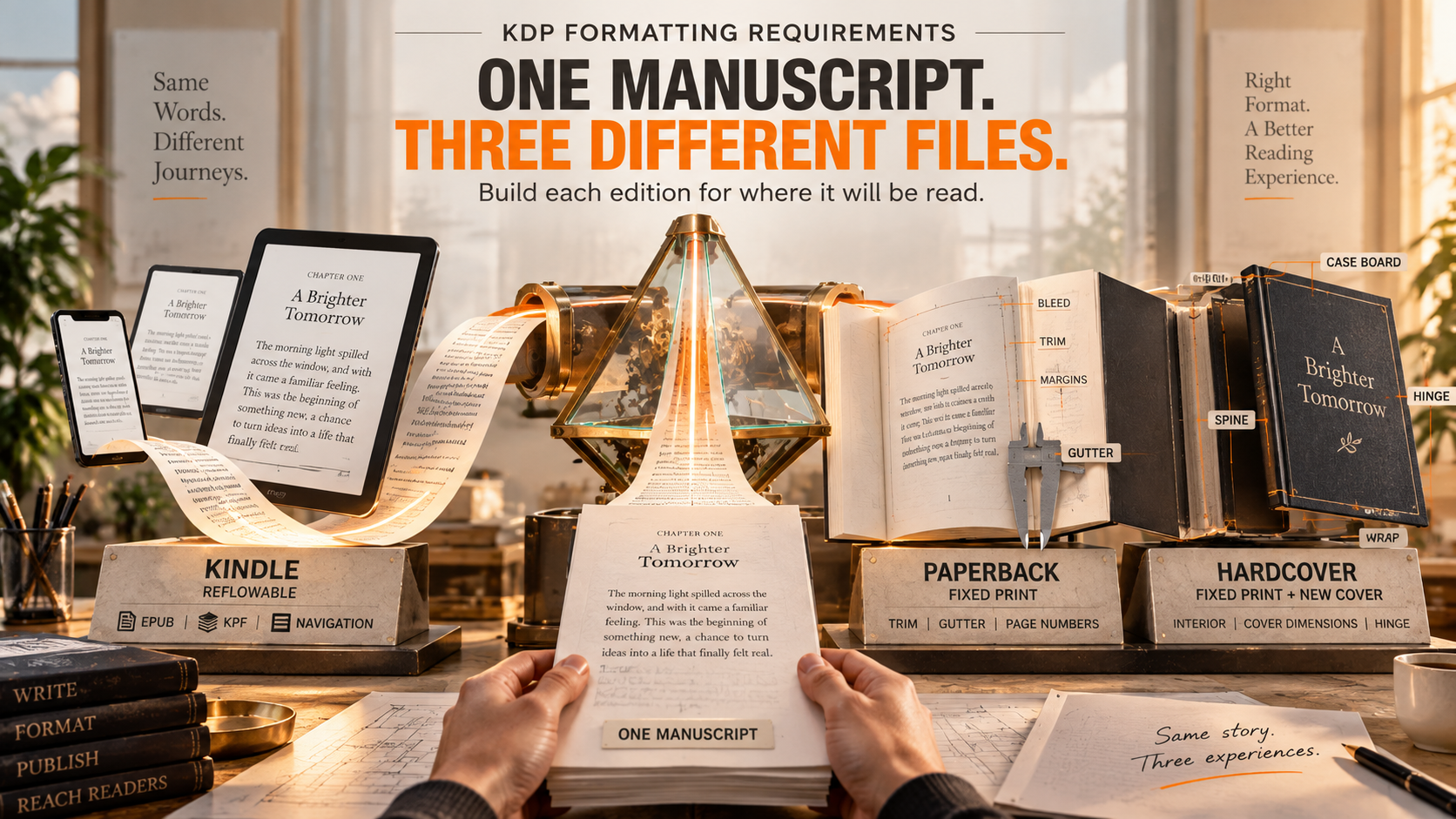 KDP Formatting Requirements Checklist for Kindle, Paperback and Hardcover